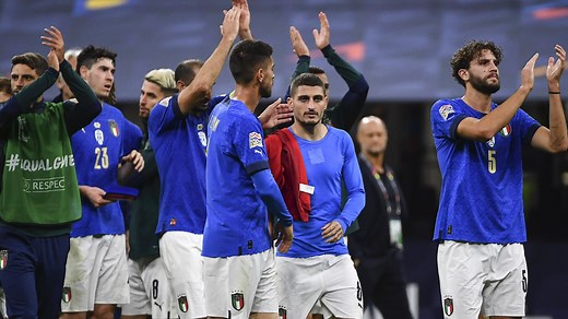 L'Italie résiste à l'Algérie avec 37 matches sans défaite, record absolu | UEFA Nations League 2021
