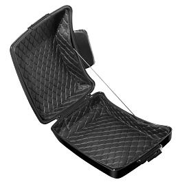 HOGWORKZ® Chopped Tour Pack Liner | Black w/ Black Stitching