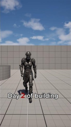Day 2: Enemy AI now patrols, draws a sword. Follow🤪#gamedev #unrealengine5 #gameai #indiedev #devlog