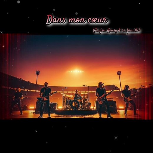 Dans mon coeur - Janjon Kousy & sa famille / Ballade country avec paroles #meilleureschansons