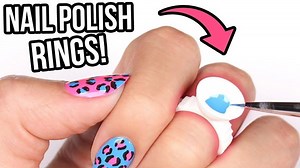 We found these little rings and decided to try them out for nail art 💅 | cutepolish
