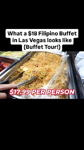 $17.99 Filipino buffet all you can eat in Las Vegas at Kusina ni Lorraine. This ayce buffet has over 30 Filipino foods all day and is one of the cheapest buffets in Vegas. Would you eat at this buffet? #foodreels #foodreview #allyoucaneat #buffets #filipinobuffet #filipinofood #cheapeats | Steve Cha | LA • OC