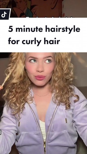 Quick and Easy Curly Hairstyle Tutorial with Small Hair Ties
