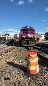 MBTA HSP46 # 2014 Entering Framingham Station