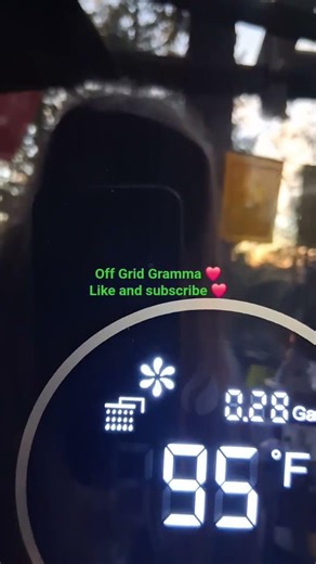 Hot water. Off grid, no problem. #offgridgramma #offgridlife