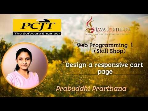 Task 27 || Design a responsive cart page || Skill Shop