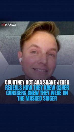 Courtney Act AKA Shane Jenek reveals how they knew Osher Günsberg knew they were on The Masked Singer. | The Project