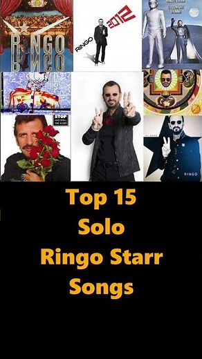 Top 15 solo Ringo Starr songs#shorts