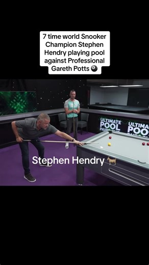 Stephen Hendry vs Gareth Potts: Epic Pool Showdown