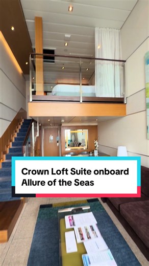 Crown Loft Suite Allure of the Seas — Huge Suite Tour