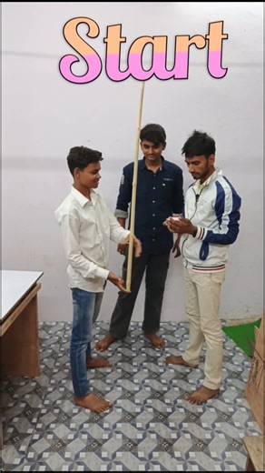 Who's is winner 🏆. Balance the stick 🏒 challenge #gamechallengeathome #shoerts #yt #trending #viral