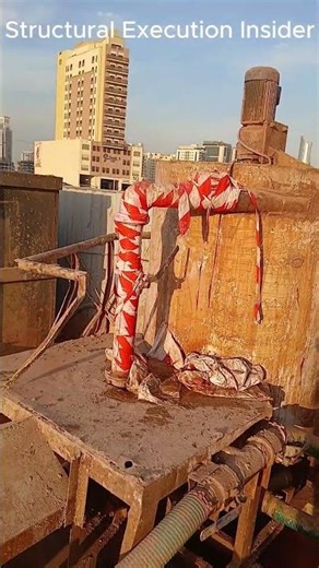 Ever Seen How Bentonite Slurry Is Actually Made on a Pile Site? 🤯🚧 #piledrilling #construction