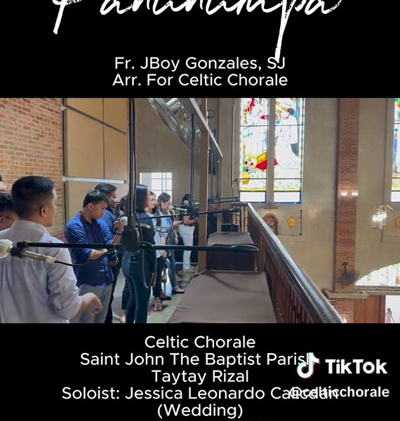 Final song for our wedding service. Congratulations to the newlyweds! #satb #panunumpa #soprano #alto #tenor #bass #wedding #weddingsong #panunumpa