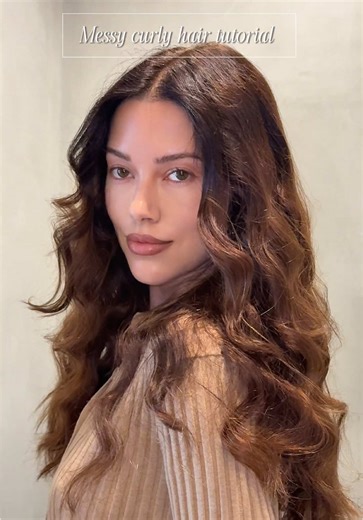 How I get my messy curls! Let me know if you want a curly hair stying video.