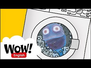 Crazy Washing Machine Song for Kids with Bob the Blob