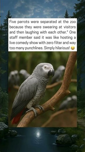 Five Parrots Separated at Zoo After Repeatedly Swearing at Visitors