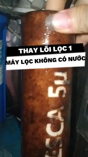 Máy lọc nước không có nước? Có thể đã đến lúc thay lõi lọc số 1