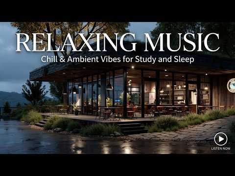 Cozy Cafe Ambience & Relaxing Music | Calm Background Music for Stress Relief and Focus