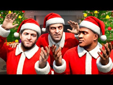 CELEBRATING CHRISTMAS DAY in GTA 5!