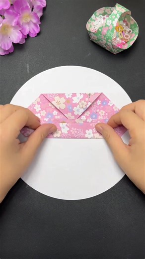 Step by Step: Mini Basket Using Paper #minibasket #papercraft #diy #fblifestyle | paper craft