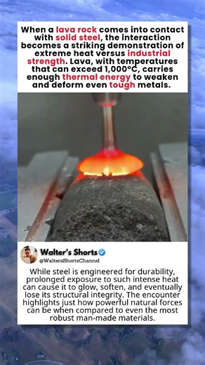 Lava vs Steel… Who Wins? 🔥😳