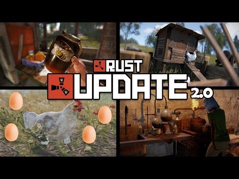 Rust 2.0 Crafting Update: Chicken Coops, Cooking & More!