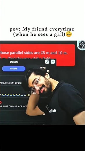 When boys sees a girl 😊 Ritik sir #shorts