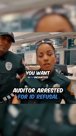 Auditor Arrested for ID Refusal - Confrontation at Federal Building
