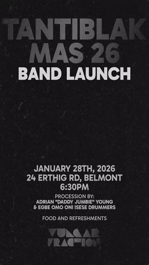 robertanthonyoung on Instagram: "Seed gathering, For TANTIBLAK Inspired by the Caribbean figure of the Tantie, Vulgar Fraction’s ‘TantiBlak’ is a powerful mas rooted in care, truth-telling, and resistance - a living practice of anti-anti-Blackness. Here, the movement is creolized, grounded in the Caribbean. Blackness not as identity, but explored as survival, imagination, and making life in the cracks. In the lead-up to Carnival, join us for a series of TantiBlak talks where we deepen the experi