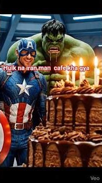 iran man ka birthday cake Hulk kha gya #hulk #youtubeshorts #iranman # Hulk cake