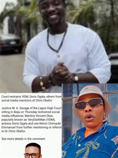 Court ordered Doris Ogala, very dark man and others to stop mentioning pastor Chris name on the internet.#trending#celebrittnews | Lekova Kianen