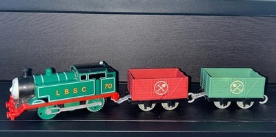 Thomas Friends Trackmaster Original Green Thomas LBSC #70 2013 With Trucks WORKS | eBay
