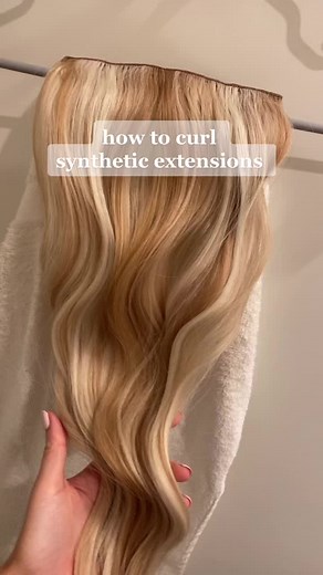 How to Curl Synthetic Hair Extensions Easily