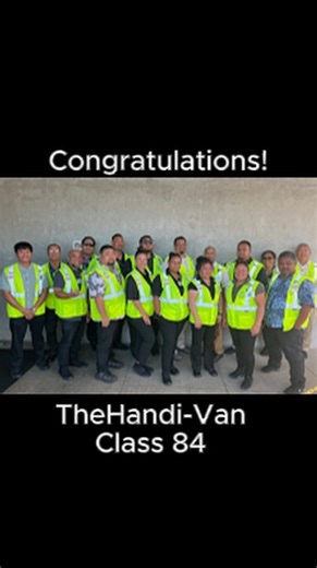OTS_TheBus_TheHandiVan on Instagram: "🎉 Congratulations to Paratransit Class 84! 🎉 We’re excited to recognize the successful graduation of our newest Paratransit operators. Through dedication and hard work, these graduates have completed their training and are ready to serve our community with compassion, professionalism, and the spirit of Aloha. 🌈 Let’s give a big OTS welcome to Class 84 as they officially become part of the ʻOhana. We look forward to the difference they