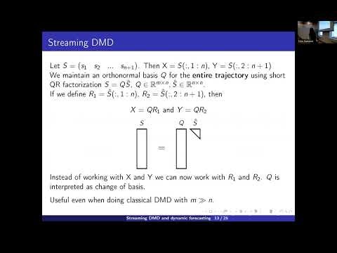 Streaming DMD and Dynamic Forecasting