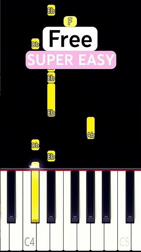 Free 🕊️ (SUPER EASY Piano Tutorial) | (K-Pop Demon Hunters)