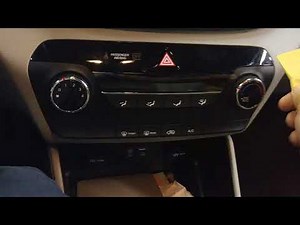 2017 Hyundai Tucson HVAC module remove