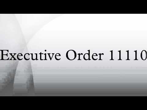 Executive Order 11110