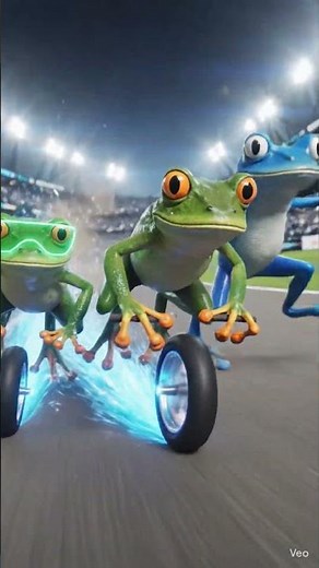 Crazy Frog Race Begins | Epic Cinematic Start Line #cat #1million