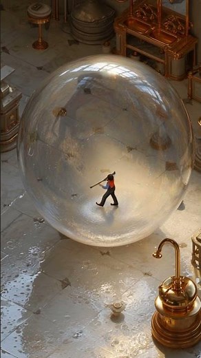 Trapped Inside a Giant Bubble 🌐✨ | Miniature Fantasy Adventure