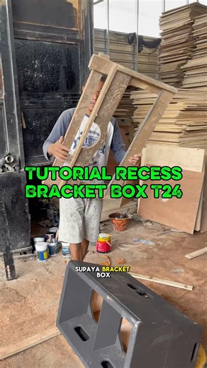 Tutorial Recess Bracket Box T24 #boxspeaker