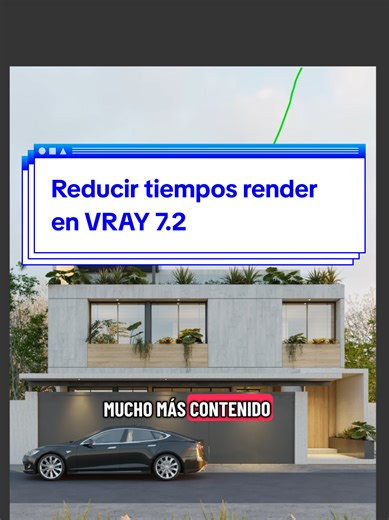 Reduce tus tiempos de render con light mix en Vray 7.2 para SketchUp #vrayrender #vray #architect #architecture #arquitectos