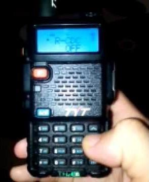 Setting TYT TH-F8 repeater frequency