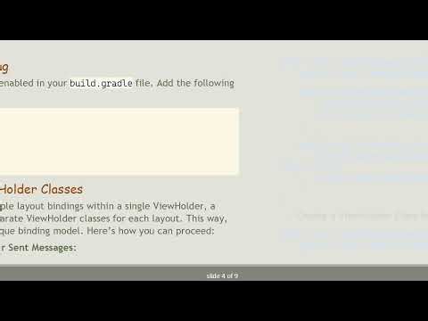 How to Use ViewBinding in Adapter with ItemViewType for Android Chat Features