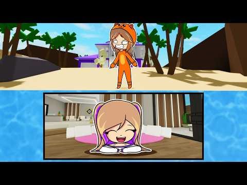 We built an underwater base to hide from Mandarin in Brookhaven Roblox