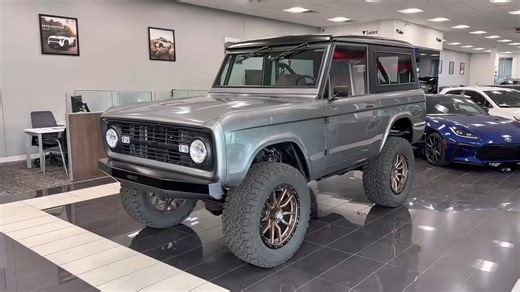 We carry all kinds of vehicles! 🚗 Lou Fusz Toyota has a fully restored 1972 Ford Bronco with modern amenities built by VIP Auto Accessories. Explore this one of a kind ride and more at https://www.fusz.com/ | Lou Fusz Automotive Network