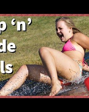 Funny Slips and Falls || Always be careful around slippery surfaces! || Funny Fails Compilation 2023