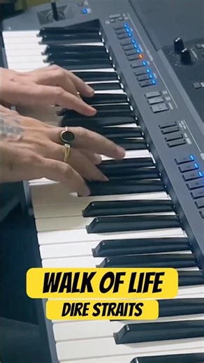 #walkoflife #direstraits #markknopfler #epicsong #songintro #classichit #keyboardcover #shorts