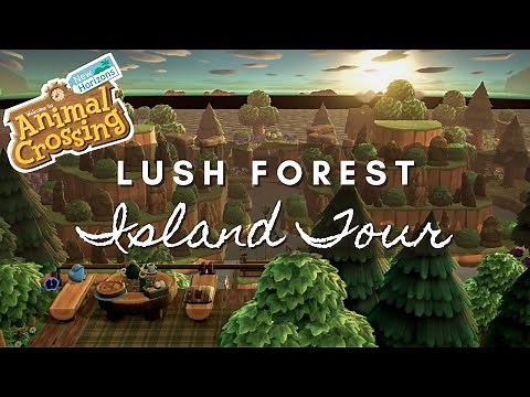 LUSH FORESTCORE ISLAND TOUR | Animal Crossing New Horizons