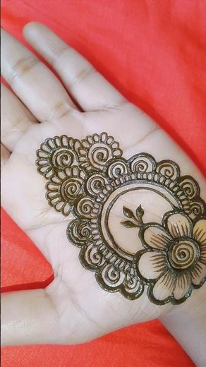 very easy mehndi design|subscribe to more mehndi design #mehndi #shots #trending #viralvideo#mehndi